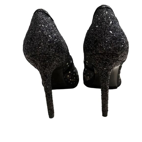 BCBGeneration Women's Hivana Rhinestone Evening Pumps Black Size 7 - Picture 7 of 11